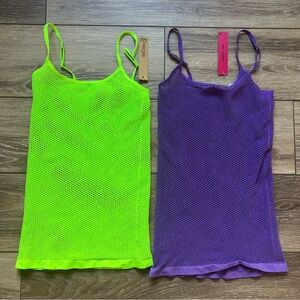 Y2K Fishnet Tank Tops